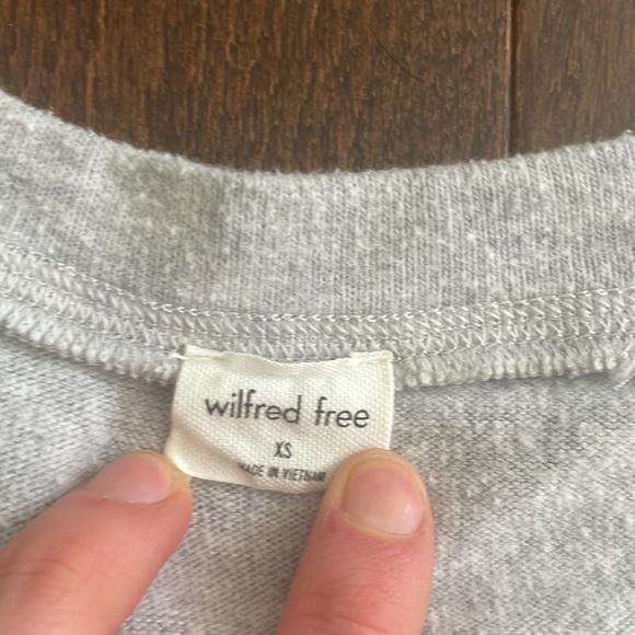 Wilfred Free light grey sweatshirt, Size: XS - Picture 2 of 3